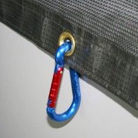 Snap Hook (without eye) on  Black Scafnet® Panel